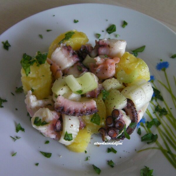 Piovra con patate e sedano