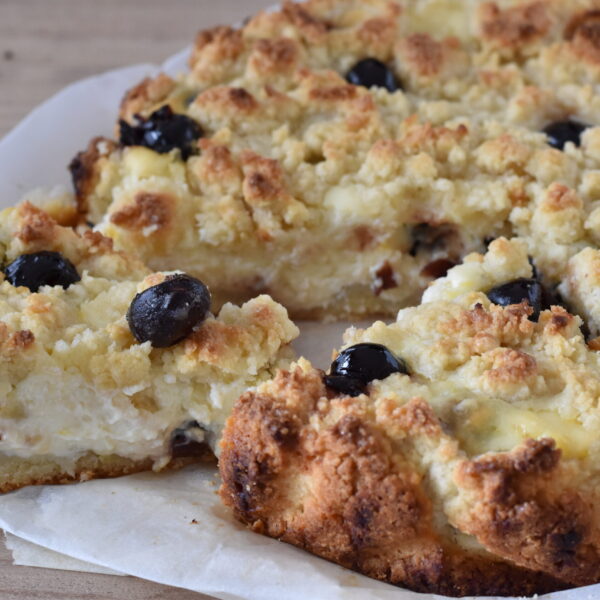 Sbriciolata amarena e ricotta
