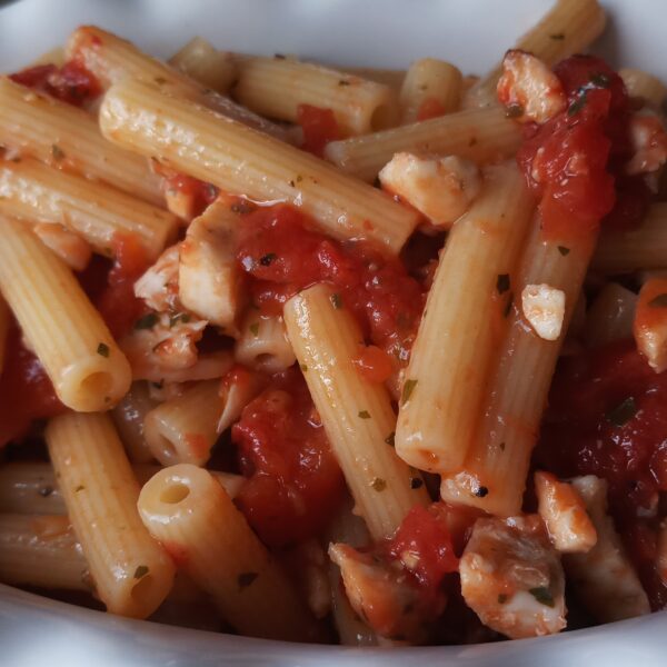 Sedanini al ragù di pesce